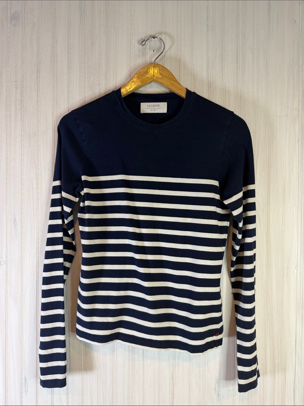 LA LIGNW STRIPED MEREDITH LONG SLEEVE TEE SMALL